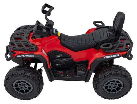 Quad Can Am Outlander ATV Czerwony