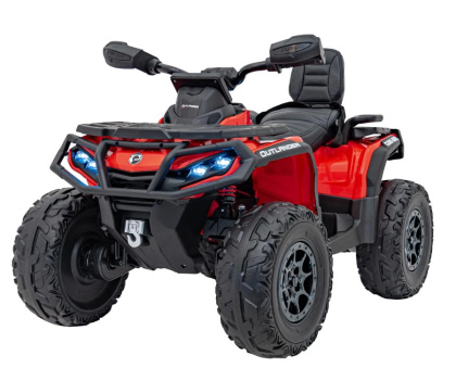 Quad dla dziecka Can Am 24V Outlander ATV Czerwony 4x200W DK-CA005