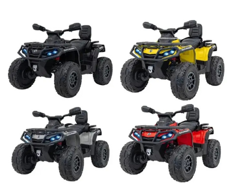 Quad dla dziecka Can Am 24V Outlander ATV Czerwony 4x200W DK-CA005