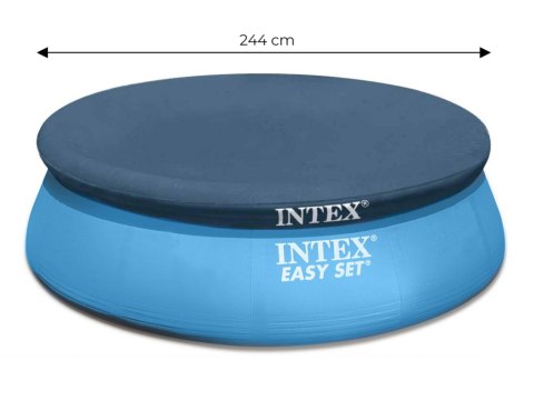 Pokrywa na basen 244cm mata plandeka 28020 Intex