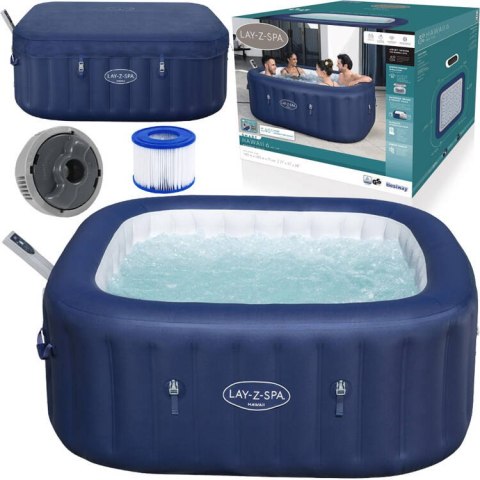 Bestway Lay-Z-Spa HAWAII hydromasaż wbudowana pompa WiFi aplikacja 6001H