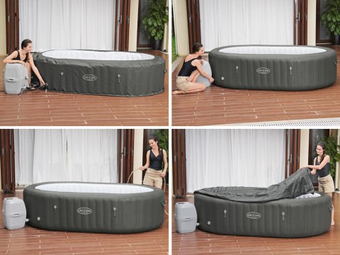 Bestway Lay-Z-Spa Mauritius jacuzzi 5-7os aplikacja WiFi hydromasaż 60067