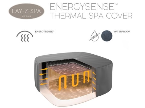 Bestway Pokrywa termiczna pokrowiec ENERGYSENSE do Lay-Z-Spa 180cm 60319