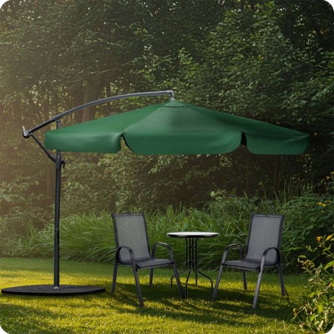 Parasol ogrodowy składany 8 segmentowy 350 cm z pokrowcem Plonos PL-881