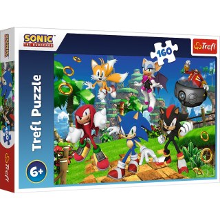 Puzzle - 160 - Sonic i przyjaciele Trefl 15421