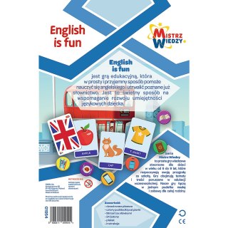 Gra Edukacyjna English is Fun z Serii Mistrz Wiedzy Trefl 01954