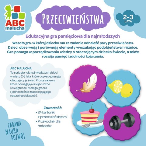 Gra Przeciwieństwa z Serii ABC Malucha Trefl 01943