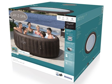 Bestway Lay-Z-Spa BALI Smart 7 Wifi hydromasaż 5-7os wbudowana pompa 6001P