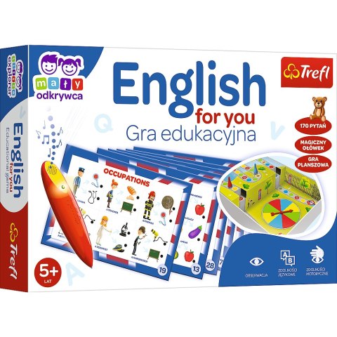 Gra Edukacyjna English for you Magiczny ołówek Trefl 02113