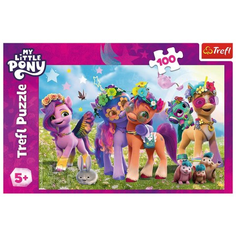 Puzzle - "100" - Zabawne Kucyki My Little Pony Trefl 16463