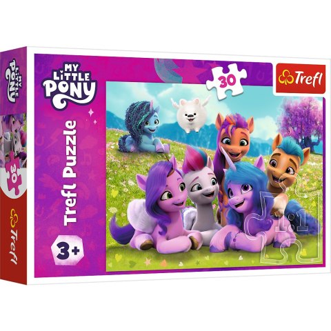 Puzzle - "30" - Przyjacielskie Koniki Pony My Little Pony Trefl 18299