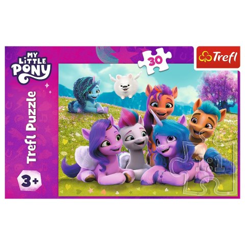 Puzzle - "30" - Przyjacielskie Koniki Pony My Little Pony Trefl 18299