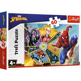 Puzzle - "60" - W sieci / Disney Marvel Spiderman Trefl 17372