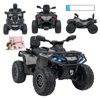 Quad Can Am Outlander ATV Szary 4x4 24V do 50kg