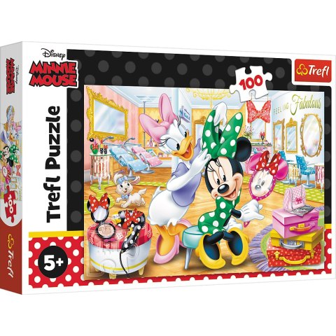 Puzzle - 100 - Minnie w salonie kosmetycznym - Disney Minnie 16387