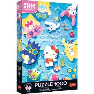 Puzzle - 1000 Premium Plus - Hello Kitty Letni relaks Trefl 12067