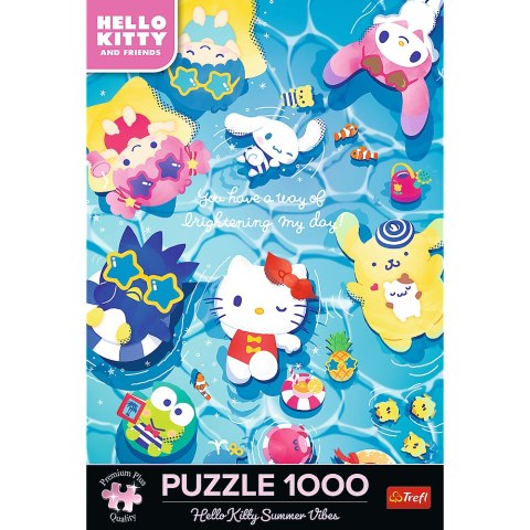 Puzzle - 1000 Premium Plus - Hello Kitty Letni relaks Trefl 12067