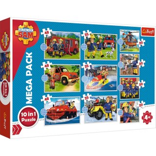 Puzzle - 10w1 - Poznaj ekipę ratunkową Sama / Prism AandD Fireman Sam 90382