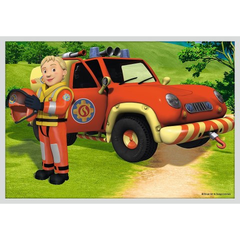 Puzzle - 10w1 - Poznaj ekipę ratunkową Sama / Prism AandD Fireman Sam 90382