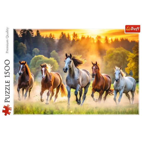 Puzzle - 1500 - Dzikie konie Trefl 26215