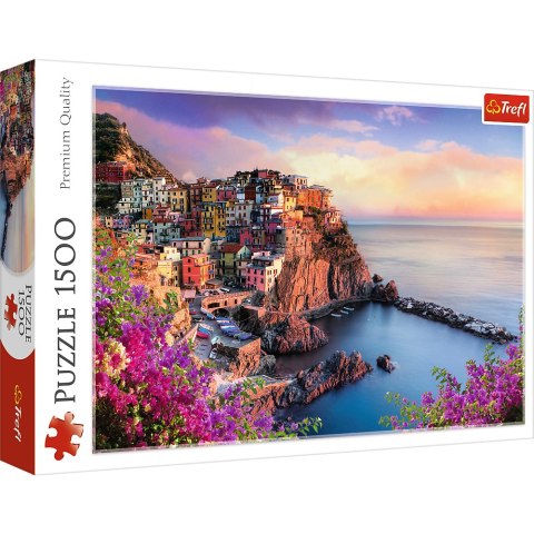 Puzzle - 1500 - Widok na miasteczko Manarola / 500 px Trefl 26137