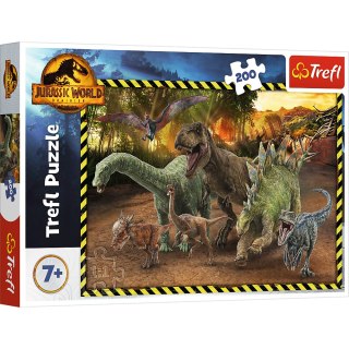 Puzzle - 200 - Dinozaury z Parku Jurajskiego Jurassic World 13287