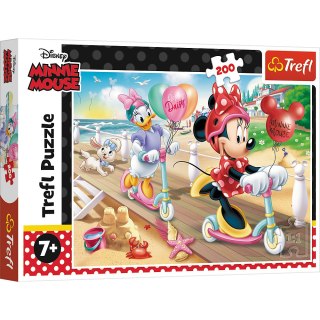 Puzzle - 200 - Minnie na plaży - Disney Minnie Trefl 13262