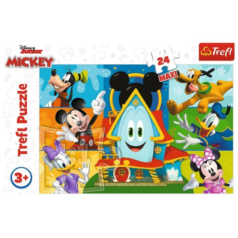 Puzzle - "24 Maxi" - Myszka Miki i przyjaciele Trefl 14351