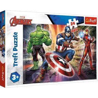 Puzzle - "24 Maxi" - W świecie Avengersów Trefl 14321