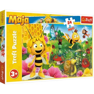 Puzzle - "24 Maxi" - W świecie Pszczółki Mai Trefl 14297