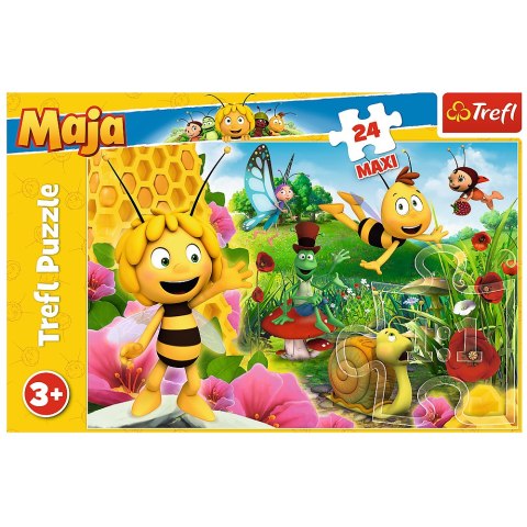 Puzzle - "24 Maxi" - W świecie Pszczółki Mai Trefl 14297