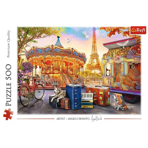 Puzzle - "500" - Wakacje w Paryżu Trefl 37426