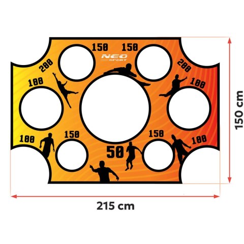 Mata celnościowa do bramek Neo-Sport 215 x 150 cm