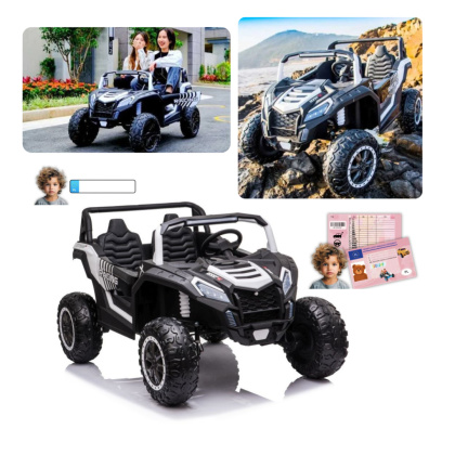 Pojazd Buggy ATV Racing 4x4 Biały