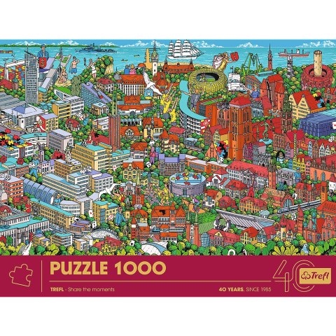 Puzzle - "1000 Jubileusz" - Trójmiasto Trefl 10924