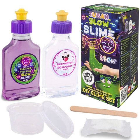 Tuban Zestaw SUPER SLIME GLOW in the dark ZA4206