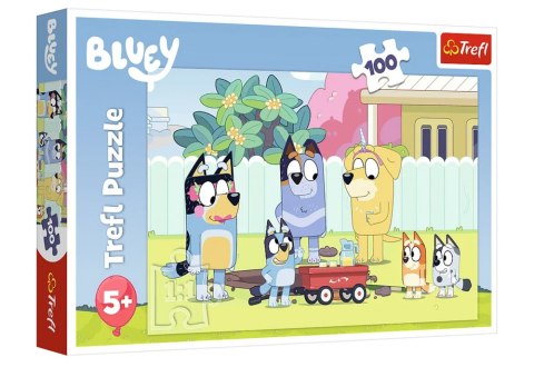 Puzzle - 100 - Wesoły świat Bluey - BBC BlueyFSC Mix 70% 16471