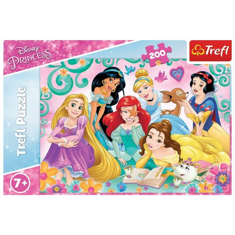 Puzzle - 200 - Radosny świat księżniczek - Disney Princess Trefl 13268