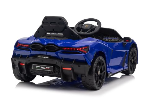 Pojazd elektryczny Lamborghini Revuelto Niebieski 4x4