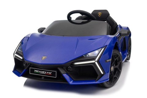 Pojazd elektryczny Lamborghini Revuelto Niebieski 4x4