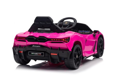 Lamborghini Revuelto na akumulator dla dziecka 4x4 Różowy