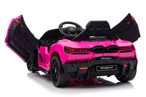 Lamborghini Revuelto na akumulator dla dziecka 4x4 Różowy