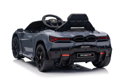 Pojazd Lamborghini 4x4 Revuelto dla dziecka Szary