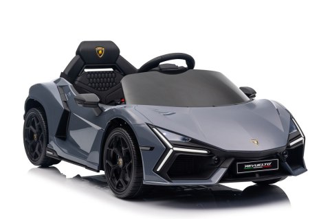 Pojazd Lamborghini 4x4 Revuelto dla dziecka Szary