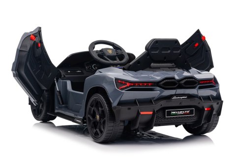 Pojazd Lamborghini 4x4 Revuelto dla dziecka Szary