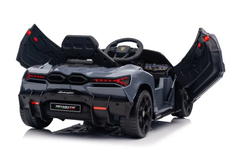 Pojazd Lamborghini 4x4 Revuelto dla dziecka Szary