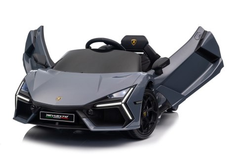 Pojazd Lamborghini 4x4 Revuelto dla dziecka Szary