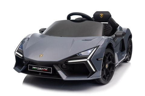 Pojazd Lamborghini 4x4 Revuelto dla dziecka Szary