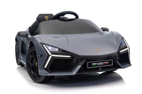 Pojazd Lamborghini 4x4 Revuelto dla dziecka Szary