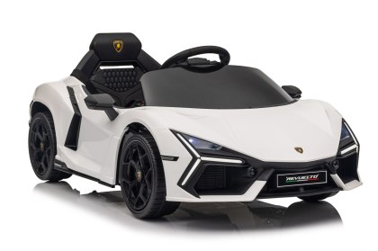 Pojazd na akumulator dla dziecka Lamborghini Revuelto Białe 4x4